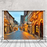 Lofaris Licht Funkeln Straße Weg Festlich Weihnachten Hintergrund